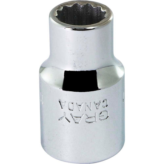 Socket - 1/2" Drive, 11mm Hex, 12-Point