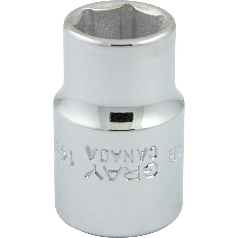 Douille 1/2" - 14 mm hexagonale, 6 pans