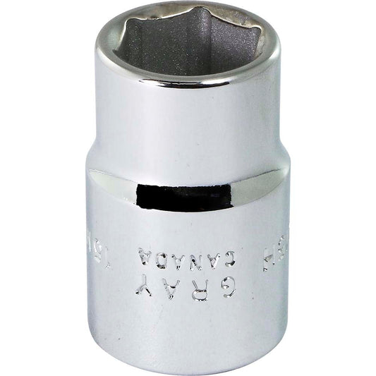 Douille 1/2" - 15 mm hexagonale, 6 pans