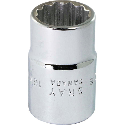 Socket - 1/2" Drive, 16mm Hex, 12-Point