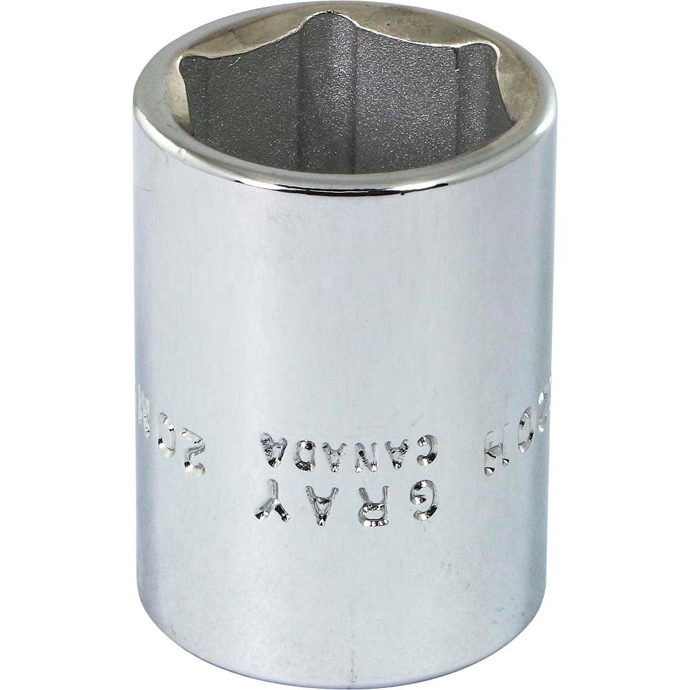 Douille 1/2" - 20 mm hexagonale, 6 pans