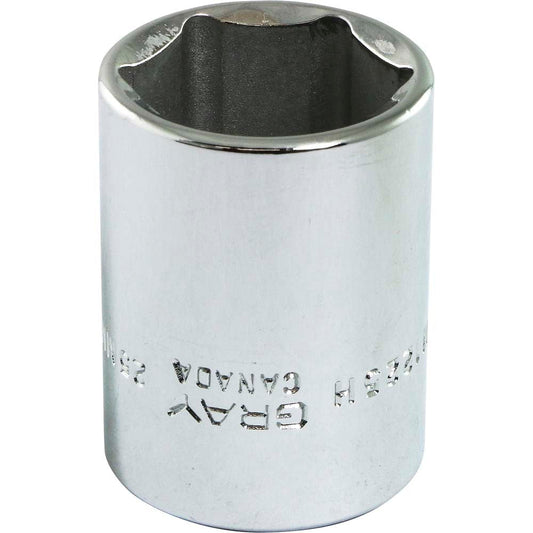 Douille 1/2" - 25 mm hexagonale, 6 pans