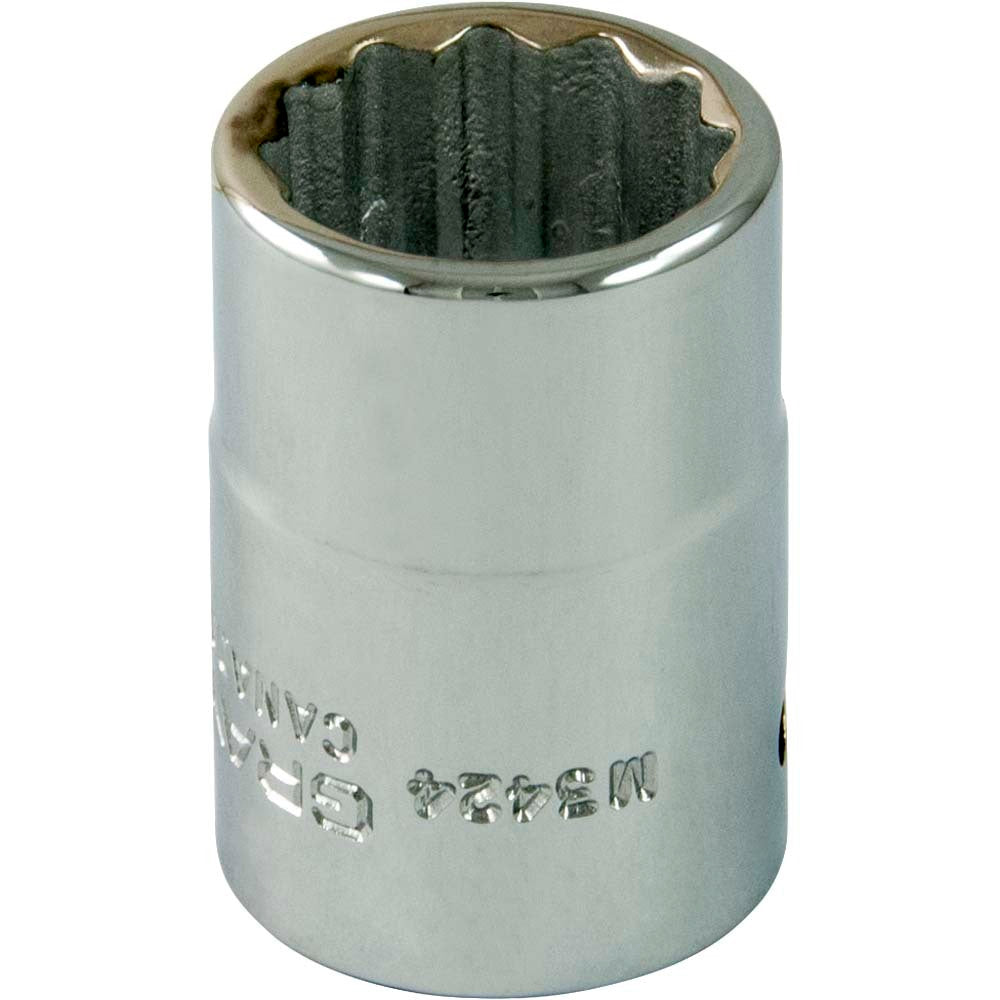 Socket 3/4" Drive - 24mm Hex, 12-Point