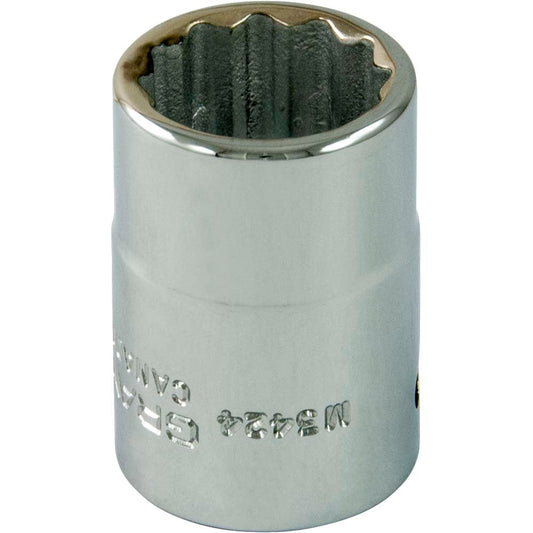 Douille 3/4" - 24 mm hexagonale, 12 pans