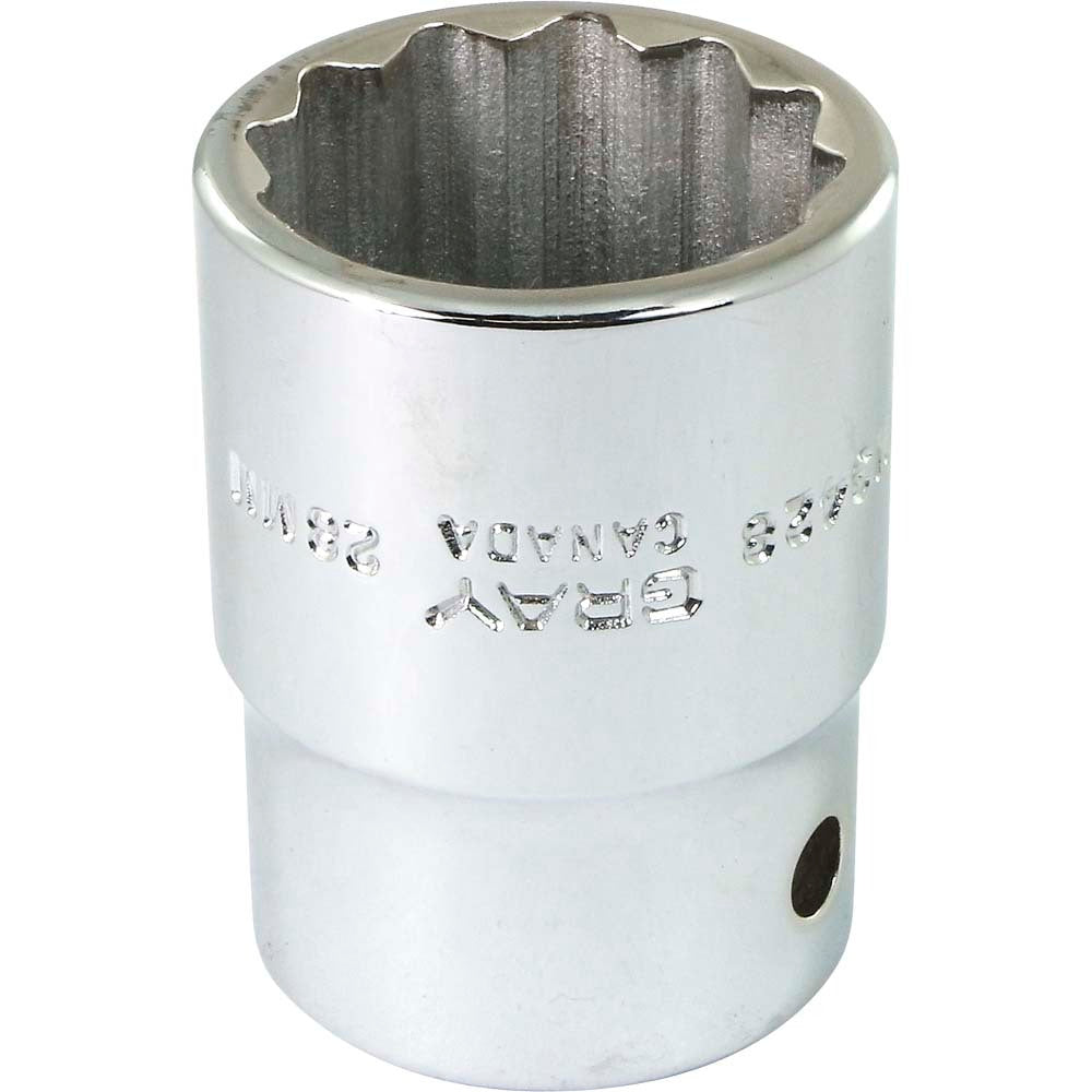 Socket 3/4" Drive - 28mm Hex, 12-Point