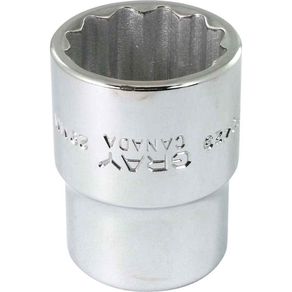 Douille 3/4" - 29 mm hexagonale, 12 pans