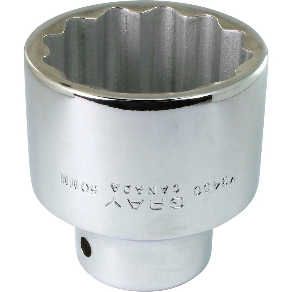 Socket 3/4" Drive - 50mm Hex, 12-Point
