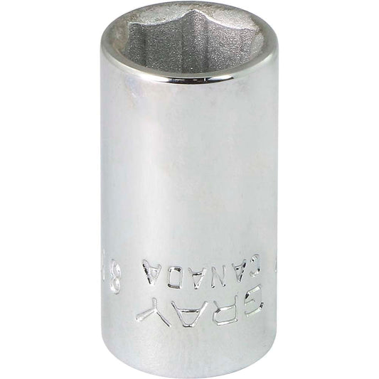 Socket - 1/4" Drive, 8mm Hex, 6-Point