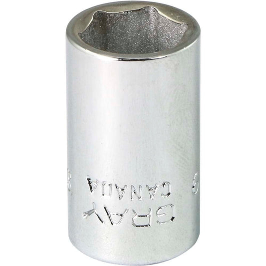 Socket - 1/4" Drive, 9mm Hex, 6-Point