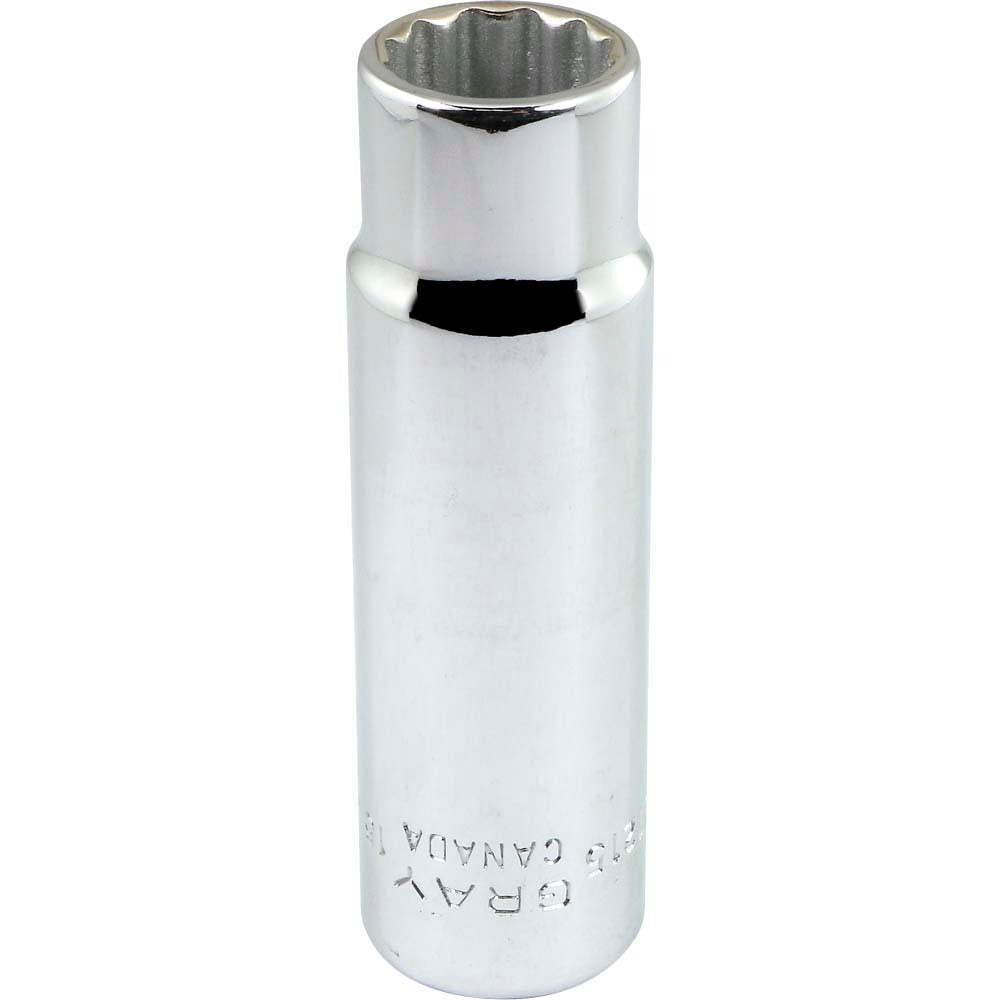 Socket Deep 1/2" Drive 15mm Hex 12-Point