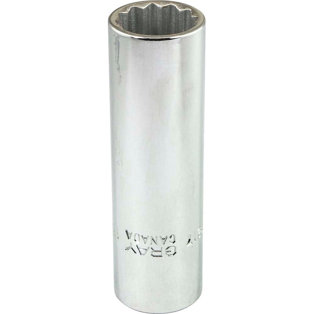 Socket 17mm x 1/2" Drive 12-Point Deep