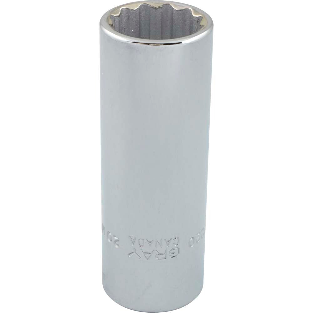 Socket Deep 1/2" Drive 20mm Hex 12-Point