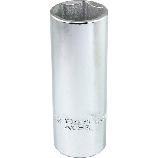 Socket - 21mm x 1/2" Drive, 6-Point, Deep - Precision