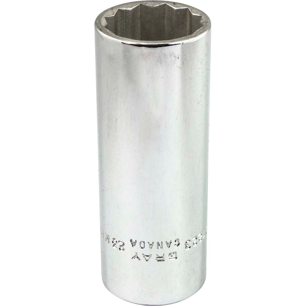 Douille profonde 1/2" 23 mm hexagonale 12 pans