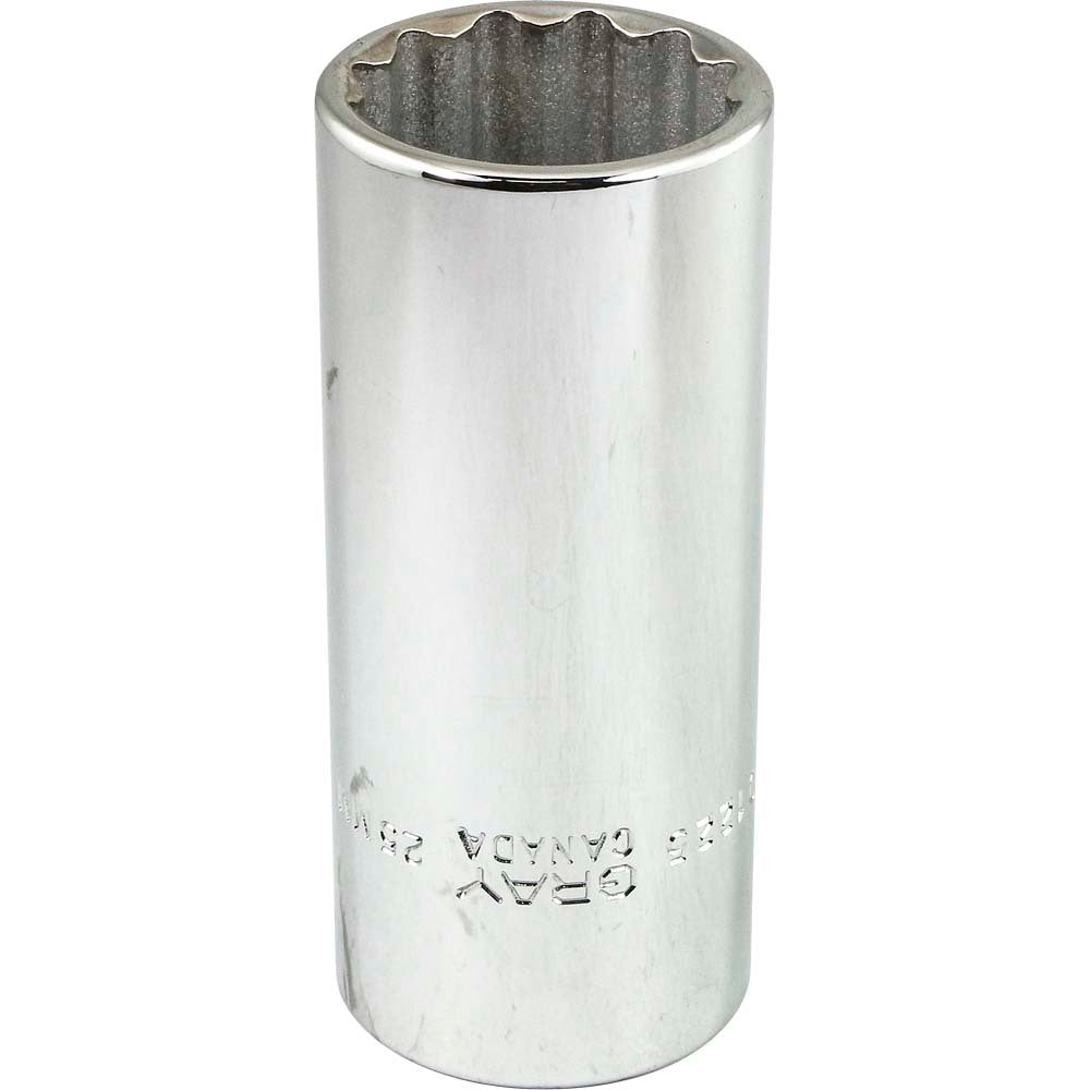 Douille profonde 1/2" 25 mm hexagonale 12 pans