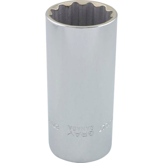 Douille 27 mm x 1/2" 12 pans profonde
