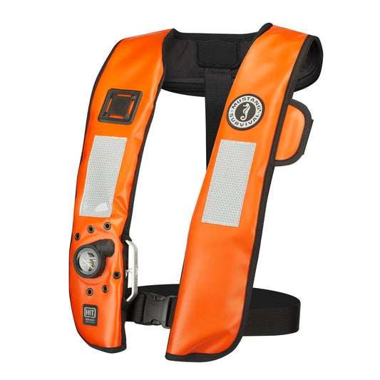 HIT Inflatable Life Jacket, Auto Hydrostatic, Orange, Universal Size