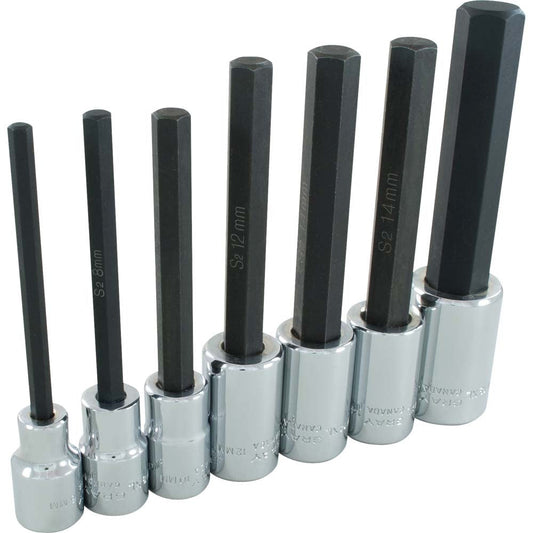 Socket Set Metric Hex Head 1/2" Drive