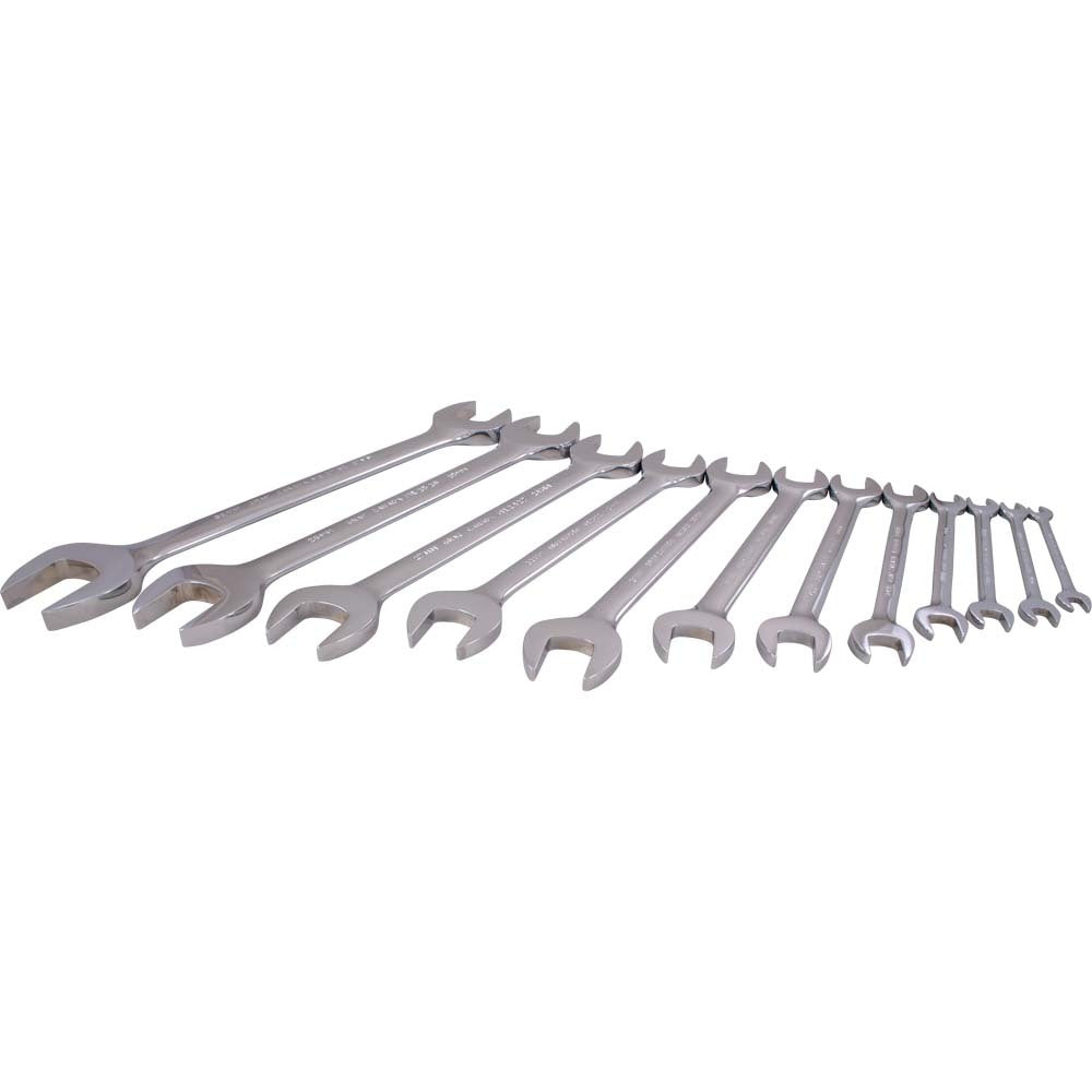 Wrench Set Metric Open End 12 Pieces