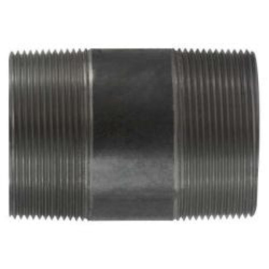 Black Steel Pipe Nipple 3" NPT x 6" Schedule 40