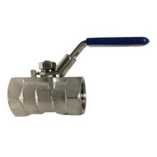 Ball Valve FNPT 1" 1000 PSI Lockable Stainless Steel 316