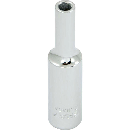 Deep Socket - 1/4" Drive, 4mm Hex, 6-Point