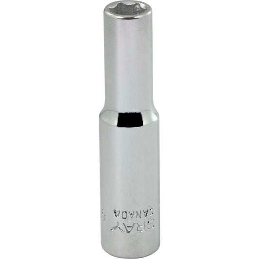 Deep Socket - 1/4" Drive, 6mm Hex, 6-Point