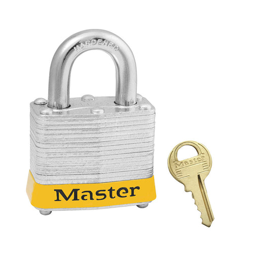 Yellow Laminated Steel Safety Padlock – Model 3YLW