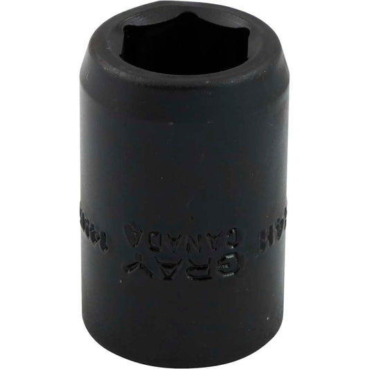Impact Socket - 1/2" Drive, 14mm, 6-Point - Precision