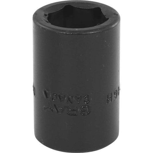 Impact Socket - 1/2" Drive, 16mm, 6-Point - Precision