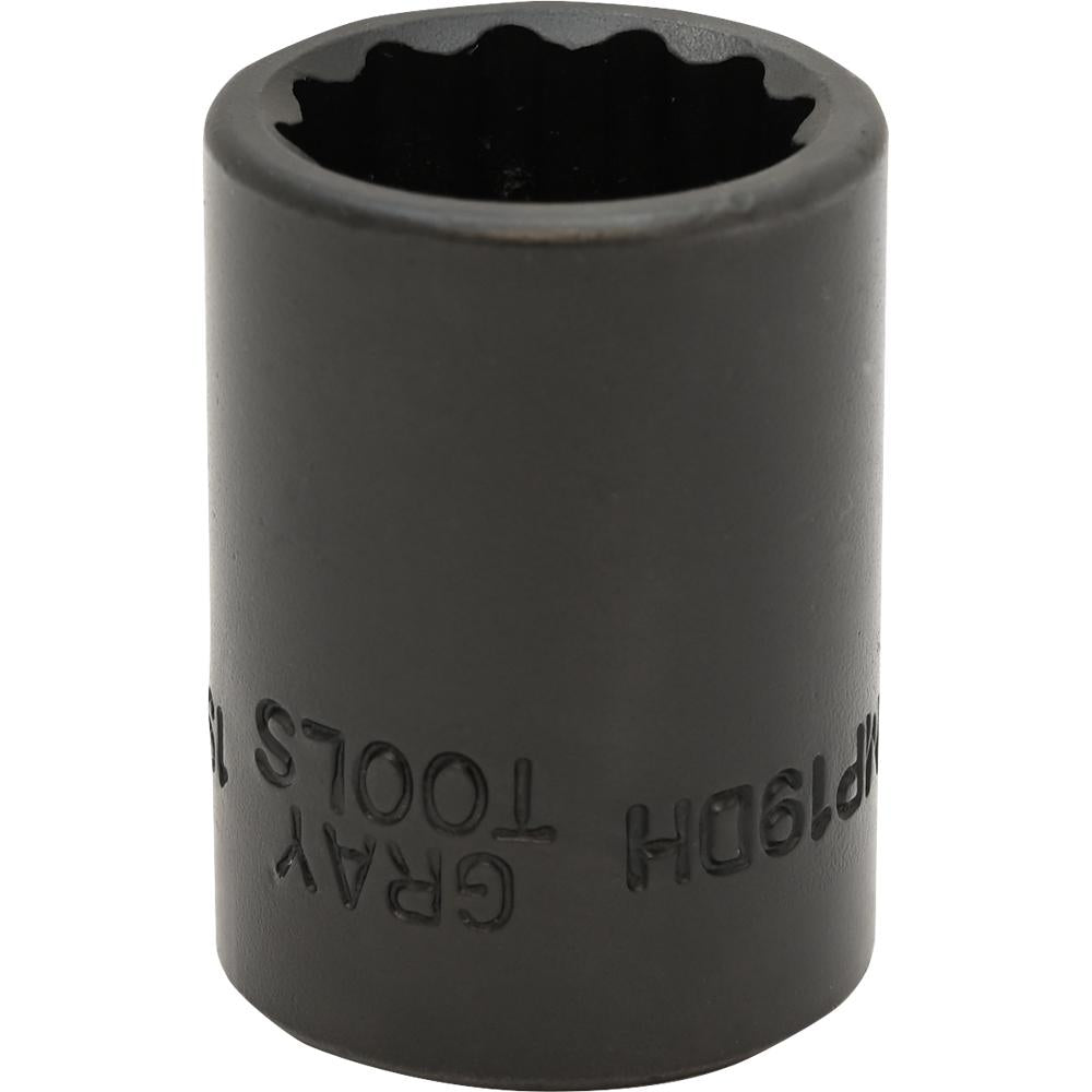 Douille à choc 1/2" 19 mm 12 pans