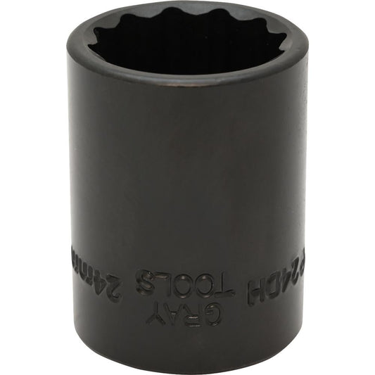 1/2" Drive 24mm Impact Socket 12-Point