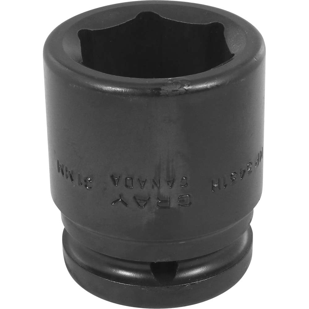 Douille à choc 3/4" 31 mm 6 pans