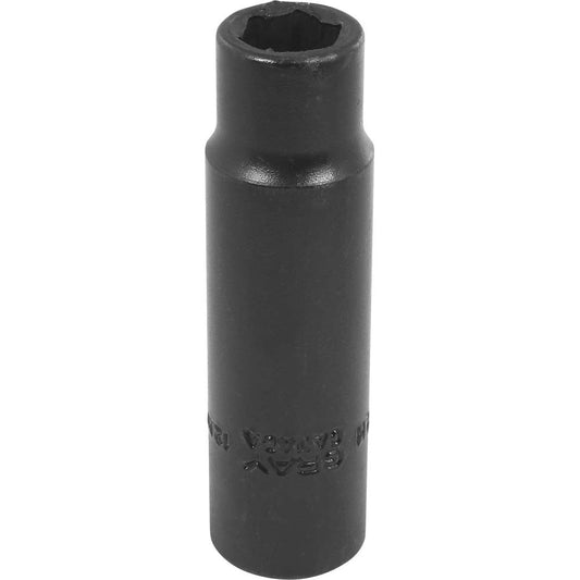 Impact Socket - 1/2" Drive, 12mm, 6-Point