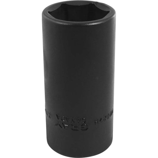 Impact Socket - 1/2" Drive, 27mm, 6-Point - High Strength