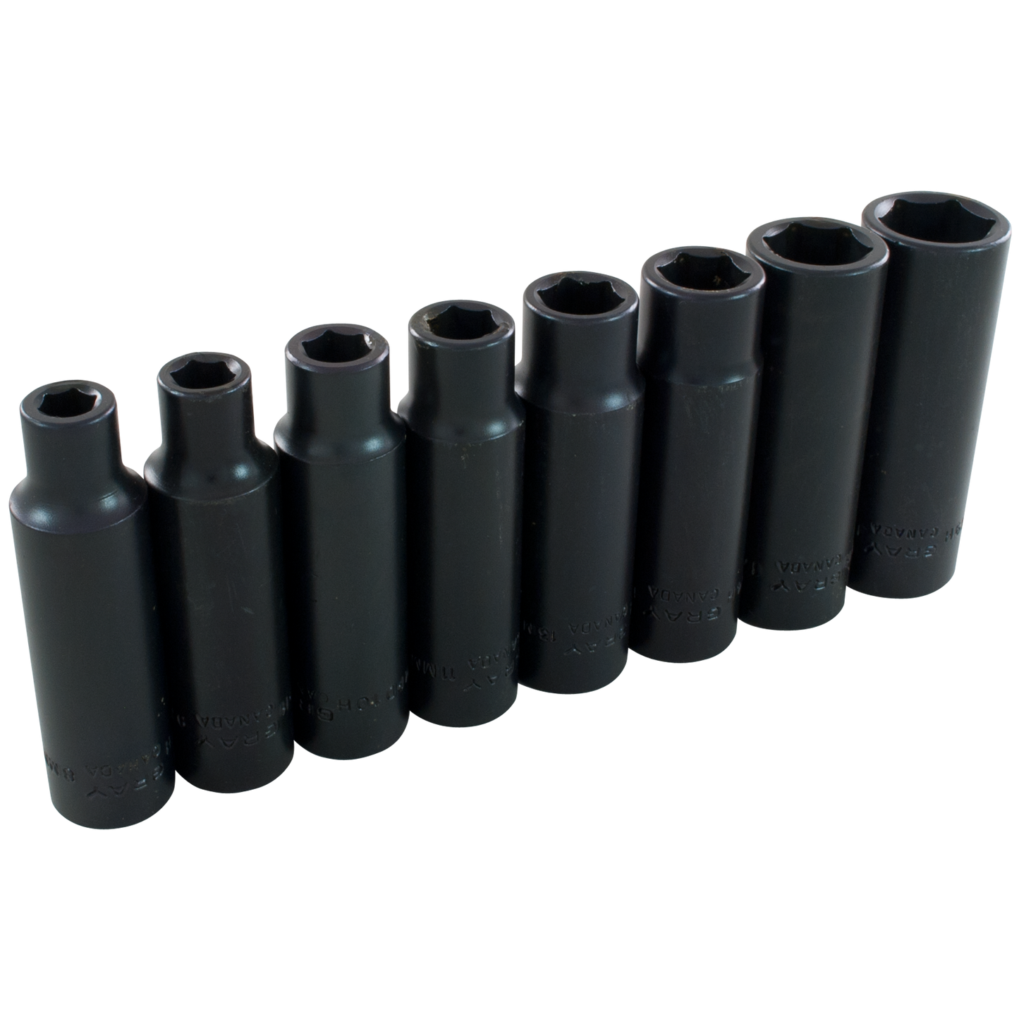 Socket Set - Metric 1/2" Drive 6-Point 8 Pieces