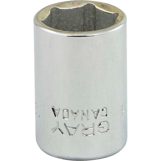 Socket - 12mm x 3/8" Drive, 6-Point, Regular Chrome