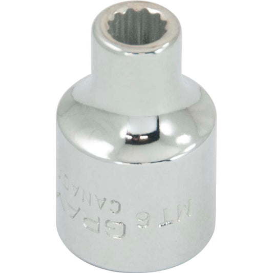 Socket - 3/8" Drive, 6mm Hex, 12-Point