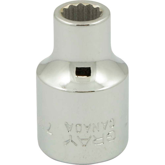 Socket - 3/8" Drive, 7mm Hex, 12-Point