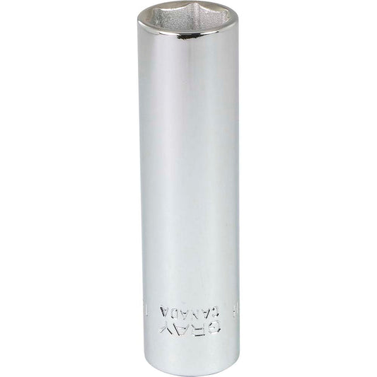 Deep Socket - 3/8" Drive, 12mm Hex, 6-Point