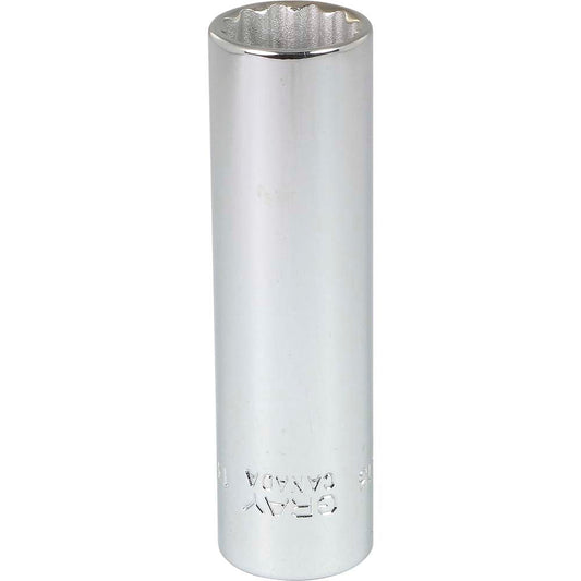 Deep Socket - 3/8" Drive, 13mm Hex, 12-Point