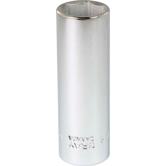 Deep Socket - 3/8" Drive, 15mm Hex, 6-Point