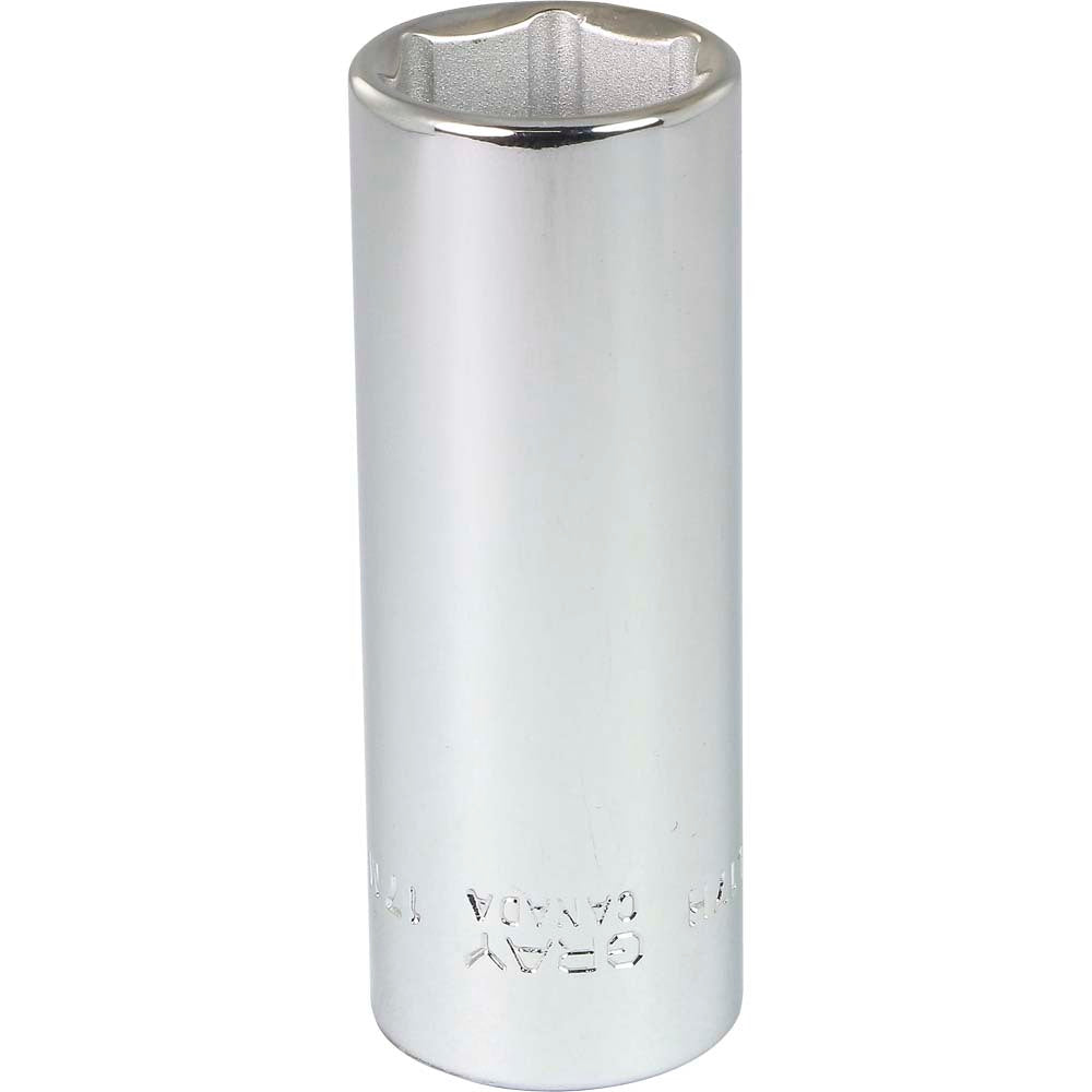 Douille profonde 3/8" 17 mm hexagonale 6 pans