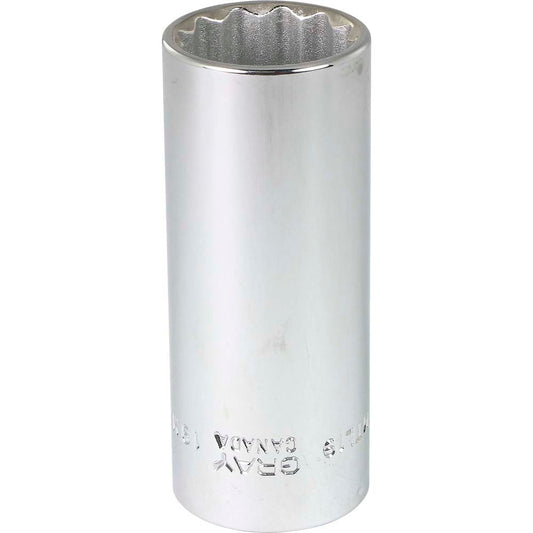 Deep Socket - 3/8" Drive, 19mm Hex, 12-Point