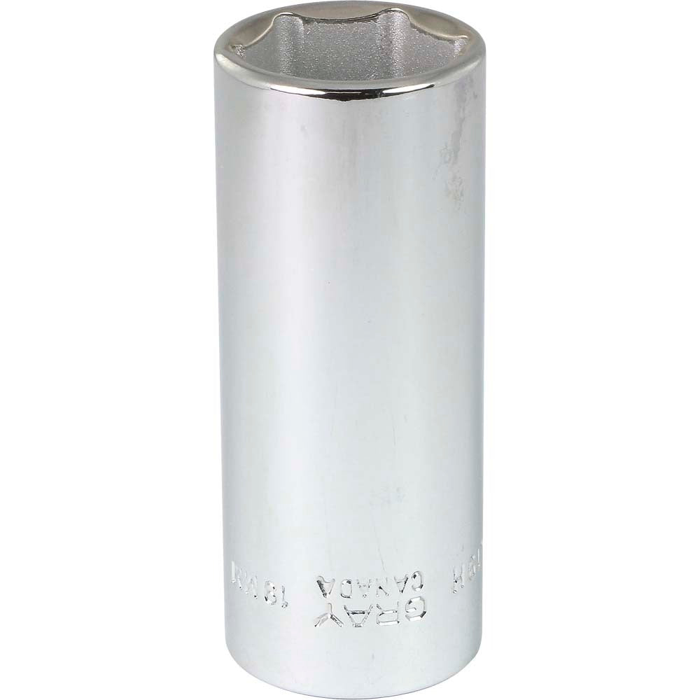 Deep Socket - 3/8" Drive, 19mm Hex, 6-Point