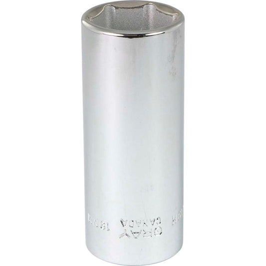 Deep Socket - 3/8" Drive, 19mm Hex, 6-Point