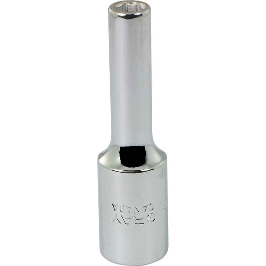 Deep Socket - 3/8" Drive, 6mm Hex, 6-Point