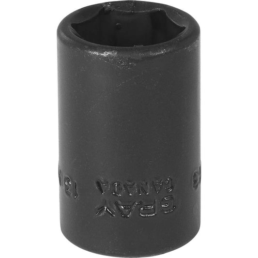 Impact Socket - 3/8" Drive, 13mm, 6-Point