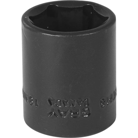 Impact Socket - 3/8" Drive, 18mm, 6-Point