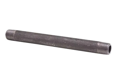 Mamelon, 1/4" NPT x 6", noir, Standard, Schedule 40, 150LB.